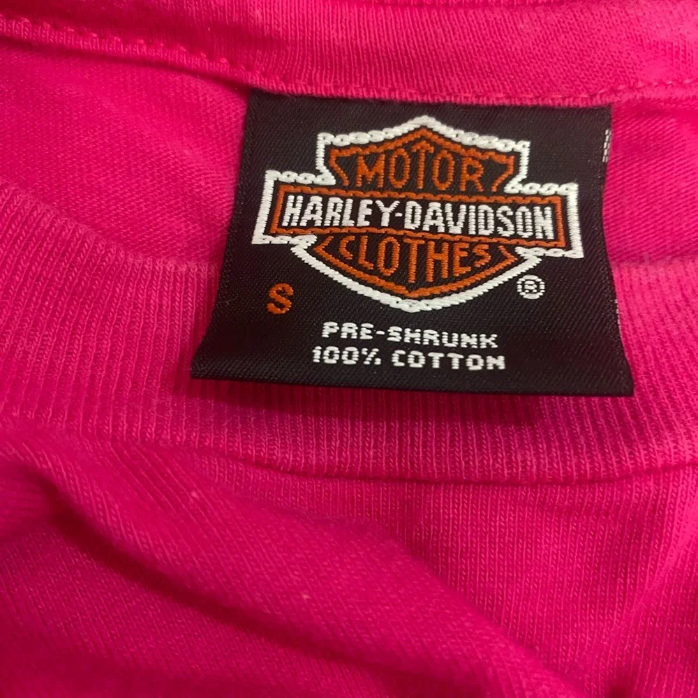 MOTOR HARLEY-DAVIDSON CLOTHES SIZE S  shirts color PINK - Picture 8 of 9